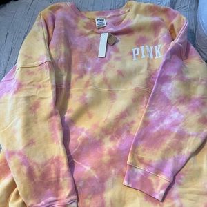 Victoria’s Secret pink tye dye sweater